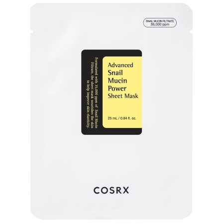 COSRX - Advanced Snail Mucin Power Essence Sheet Mask - Plátienková maska so slimačím slizom