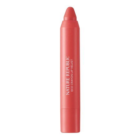 Nature Republic - By Flower Eco Crayon Lip Velvet - 02 Pink Breeze - Rúž na pery - 2,8 g