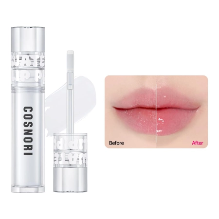 Cosnori - Water-Full Lip Plumper Basic - Zväčšujúci lesk na pery - 01 Clear - 3,5g