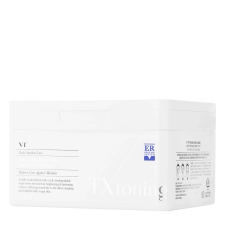 VT Cosmetics - TX-toning Daily Mask - Sada rozjasňujúcich plátienkových masiek - 30ks / 320g