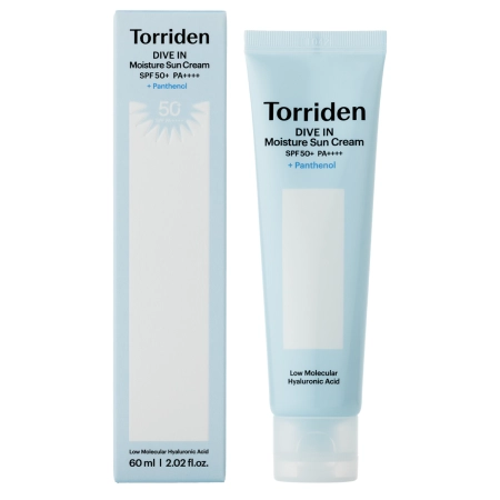 Torriden - Dive-In Watery Moisture Sun Cream SPF50+ PA++++ - Hydratačný opaľovací krém - 60ml