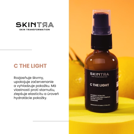 SkinTra - C The Light - Sérum s 10% tetra vitamínom C - 30ml