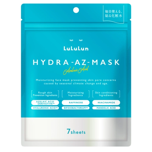 LuLuLun - Hydra AZ-Mask Sheet Mask Azelaic Acid - Sada hydratačných plátienkových masiek s kyselinou azelaovou - 7 ks
