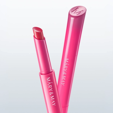 Mary&May - Blooming Glow Lip - Farebný balzam na pery - 02 Ruby Blossom - 1,7g