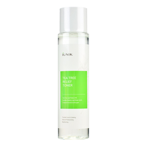 iUNIK - Tea Tree Relief Toner - Upokojujúce tonikum s vodou z čajovníka austrálskeho - 200ml
