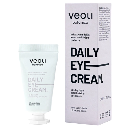 Veoli Botanica - Daily Eye Cream - Každodenný ľahký krém pod oči - 15ml