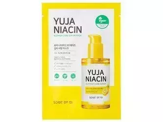 Some By Mi - Yuja Niacin Blemish Care Serum Mask - Rozjasňujúca plátenková maska - 25g