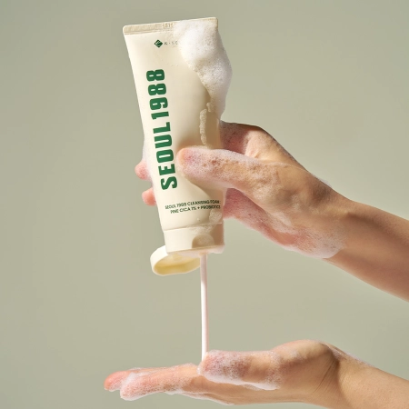 K-SECRET - SEOUL 1988 Cleansing Foam : Pine Cica 1% + Probiotics - Čistiaca pena na tvár - 150ml