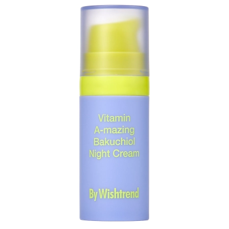By Wishtrend - Vitamin A-mazing Bakuchiol Night Cream Mini - Nočný krém na tvár s vitamínom A a bakuchiolom - 10g