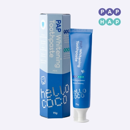 hello coco - Toothpaste PAP - Bieliaca pasta s PAP - 75g