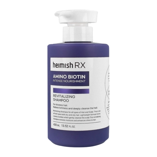 Heimish - RX Amino Biotin Revitalizing Shampoo - Revitalizačný šampón na vlasy - 400 ml