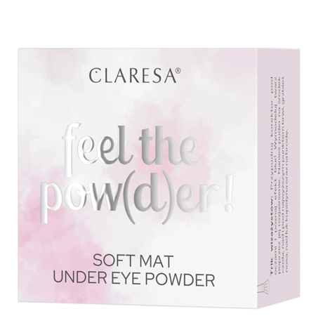 Claresa - Feel the Pow(d)er! - 01 White - Sypký púder pod oči s rozjasňujúcimi čiastočkami - 6g
