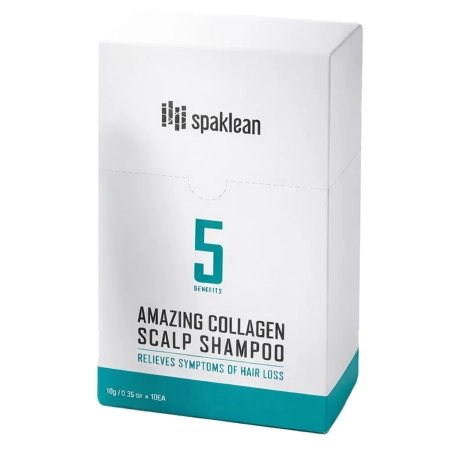 Spaklean - Amazing Collagen Scalp Shampoo - Šampón na vlasy s kolagénom - 10x10ml