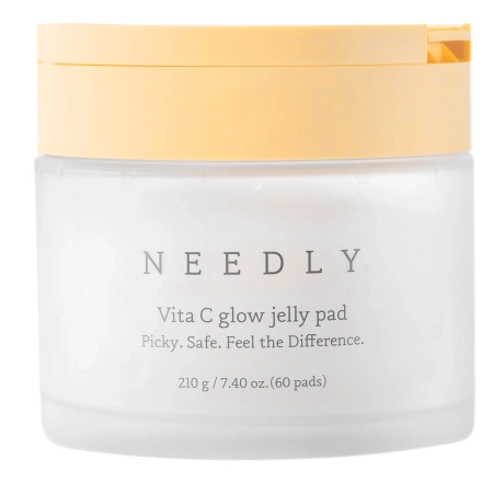 Needly - Vita C Glow Jelly Pad - Rozjasňujúce pleťové tampóny s vitamínom C - 60ks / 210g