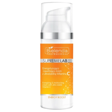 Bielenda Professional - Supremelab - Energy Boost - Energizing & Moisturizing Cream with Ultra-Stable Vitamín C - Energizujúci a hydratačný krém s vysoko stabilným vitamínom C - 50 ml