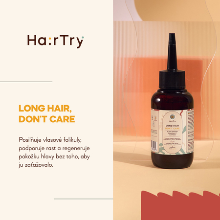 HairTry - Long Hair, Don't Care - Vyživujúce tonikum pre pokožku hlavy s kapsulovaným olejom a rastlinnými extraktmi - 100ml