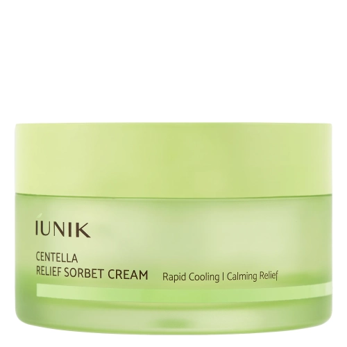 iUNIK - Centella Relief Sorbet Cream - Hydratačný krém na tvár s pupočníkom ázijským - 50ml