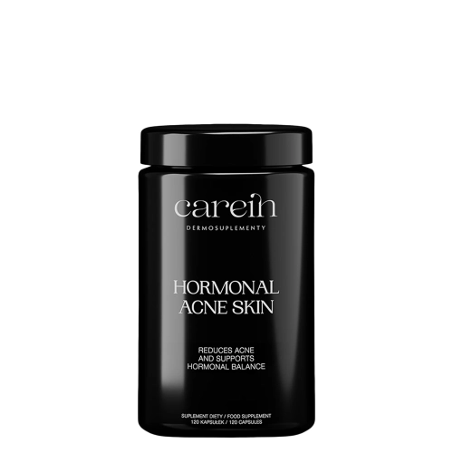 Carein - Hormonal Acne Skin - Dermosuplement - Vitamíny pre redukcia akné a podporu hormonálnej rovnováhy - 120 kapsúl
