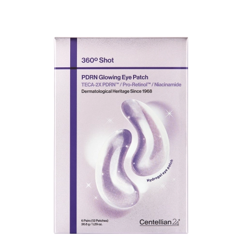 Centellian24 - 360º Shot PDRN Glowing Eye Patch - Náplasti pod oči s PDRN - 6 párov