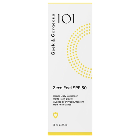 Geek&Gorgeous - Zero Feel SPF50 - Ľahký, neviditeľný opaľovací krém SPF50 - 75ml