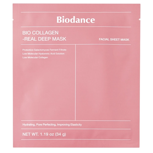 Biodance - Bio-Collagen Real Deep Mask - Spevňujúca kolagénová plátienková maska na tvár - 1ks/34g