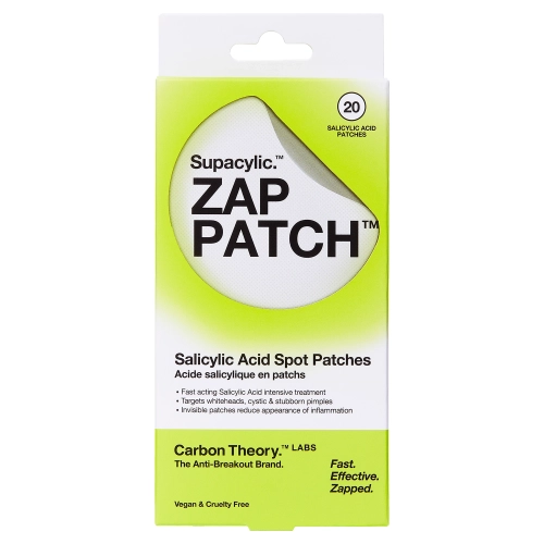 Carbon Theory - Supacylic Zap Patch - Náplasti na akné a nedokonalosti - 20ks