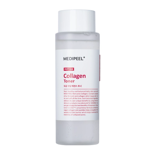 Medi-Peel - Red Lacto Collagen Soothing Essence Toner - Upokojujúco-hydratačné tonikum s kolagénom - 200ml