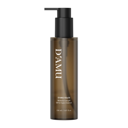 D’AMU - Vita5X BioLacto Mild Acidic Oil-to-Foam Cleanser - Olejová emulzia na odlíčenie a čistenie pleti - 150ml