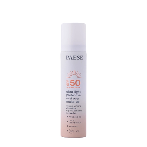 Paese - Ultraľahký ochranný SPF50 sprej na make-up - 75 ml