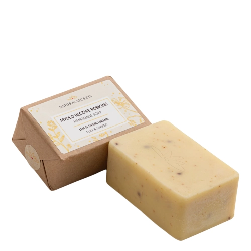 Natural Secrets - Mydlo - ĽANOVÉ SEMIENKA - 100g