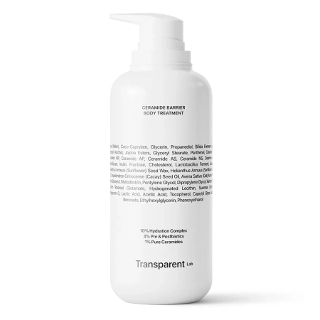 Transparent Lab - Ceramide Barrier Body Treatment - Kúra na telo s ceramidmi - 400ml