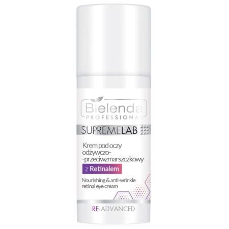 Bielenda Professional - Supremelab - Výživný očný krém proti vráskam s retinalom - 15 ml