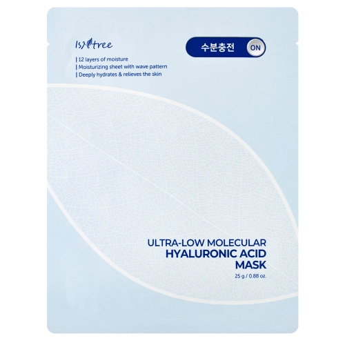 Isntree - A-Low Molecular Hyaluronic Acid Mask - Intenzívne hydratačná plátienková maska - 1ks/25g