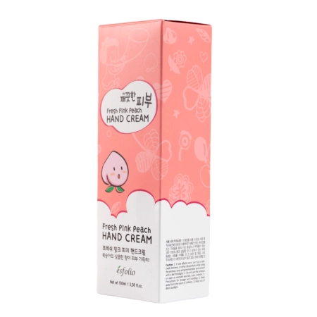 Esfolio - Fresh Pink Peach Hand Cream - Osviežujúci broskyňový krém na ruky - 100 ml