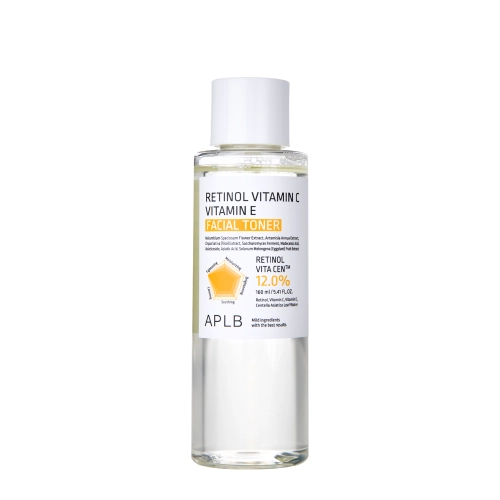 APLB - Retinol Vitamin C Vitamin E Facial Toner - Tonikum na tvár s retinolom a vitamínmi C a E - 160ml