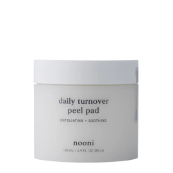 Nooni - Daily Turnover Peel Pad - Exfoliačné tampóny na tvár s kyselinami - 80ks/145ml