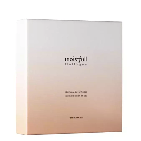 Etude House - Collagen Care Set - Sada ošetrujúcich prípravkov s kolagénom - Tonikum - 200ml a 25ml + Emulzia - 180ml a 25ml + Krém - 10ml