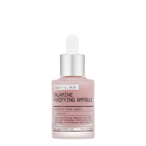 Logically, Skin - Calamine Purifying Ampoule - Upokojujúce pleťová sérum s kalamínom - 30 ml