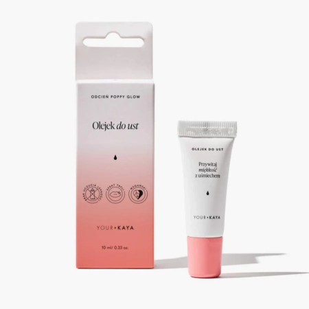 Your Kaya - Lesklý olej na pery - Poppy Glow - 10ml