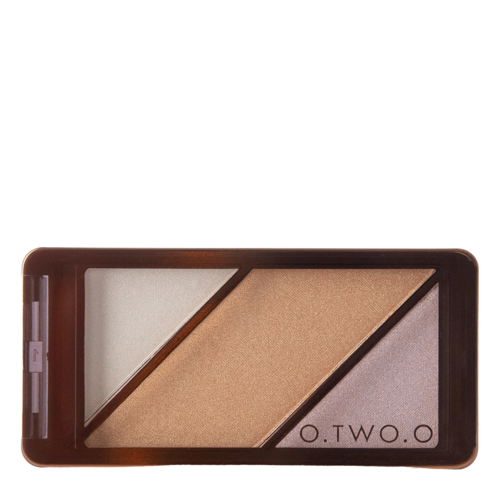 O.TWO.O - 3 in 1 Blusher Highlighter Contour - 02 Gem - Sada rozjasňovačov - 10 g