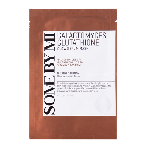 Some By Mi - Galactomyces Glutathione Glow Serum Mask - Rozjasňujúca plátienková maska - 22g