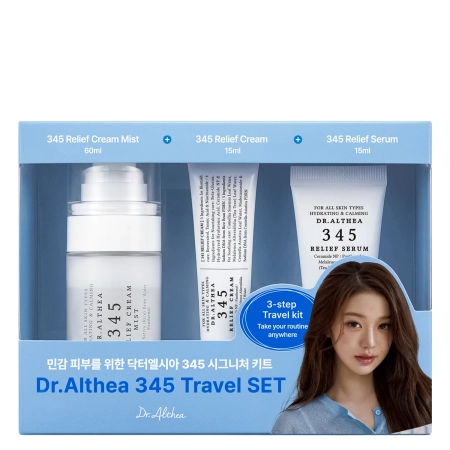Dr. Althea - 345 Travel Set - Pleťový krémový sprej 60ml + Pleťový krém 15ml + Sérum 15ml
