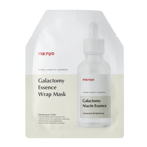 Ma:nyo - Galactomy Essence Wrap Mask - Hydrogélová plátienková rozjasňujúca maska - 35 g