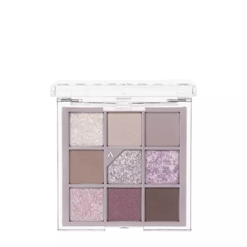 Unleashia - Glitterpedia Eye Palette - 4 All of Lavender Fog - Paletka vegánskych očných tieňov - 6,6 g