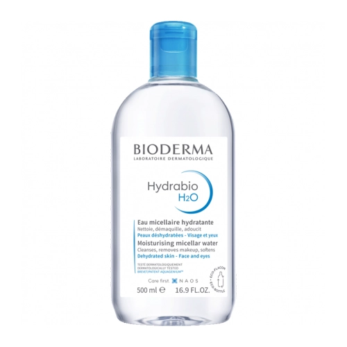Bioderma - Hydrabio H2O - Micelárna voda pre dehydratovanú pleť - 500ml