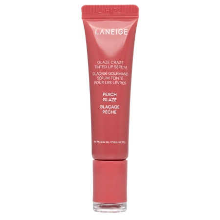 Laneige - Glaze Craze Tinted Lip Serum - Farebné sérum na pery - Peach Glaze - 12g