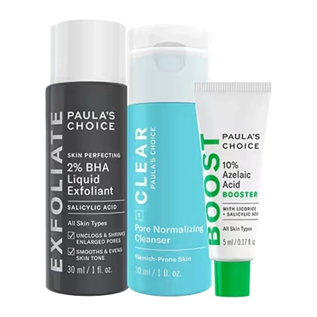 Paula's Choice - The Breakout - Fighting Kit - Sada na boj s akné a čiernymi bodkami - 5ml+30ml+30ml