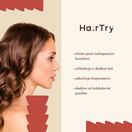 HairTry - Silky Shield - Ochranné vyhladzujúce sérum na končeky vlasov - 50ml