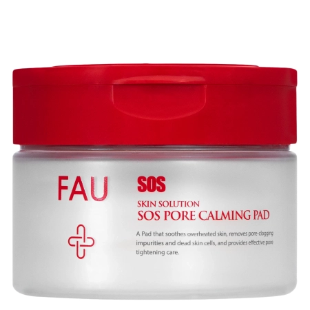 FAU - Skin Solution SOS Pore Calming Pad - Upokojujúce tampóny na tvár - 70ks/175ml