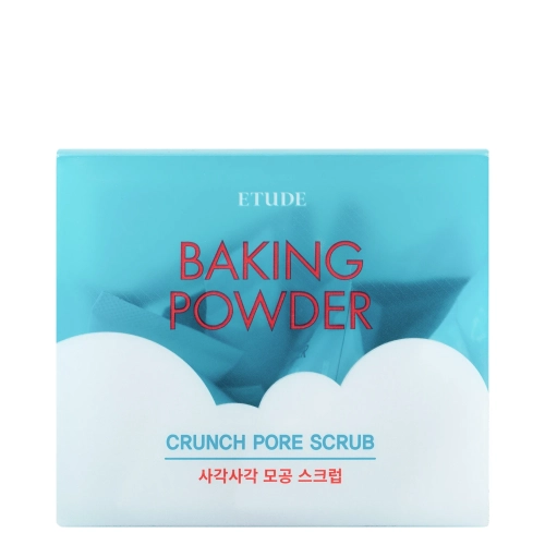 Etude House - Baking Powder Crunch Pore Scrub - Jemnozrnný exfoliačný prášok na čistenie pórov (vrecúška) - 7gx24ks